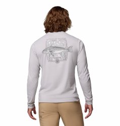 Футболка Columbia PFG Uncharted™ Graphic Tee LS M - сіра