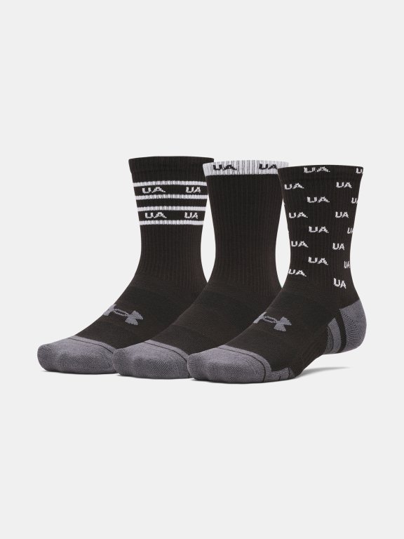 Шкарпетки Under Armour Perf Tech Nov 3Pk Crew Uni Black