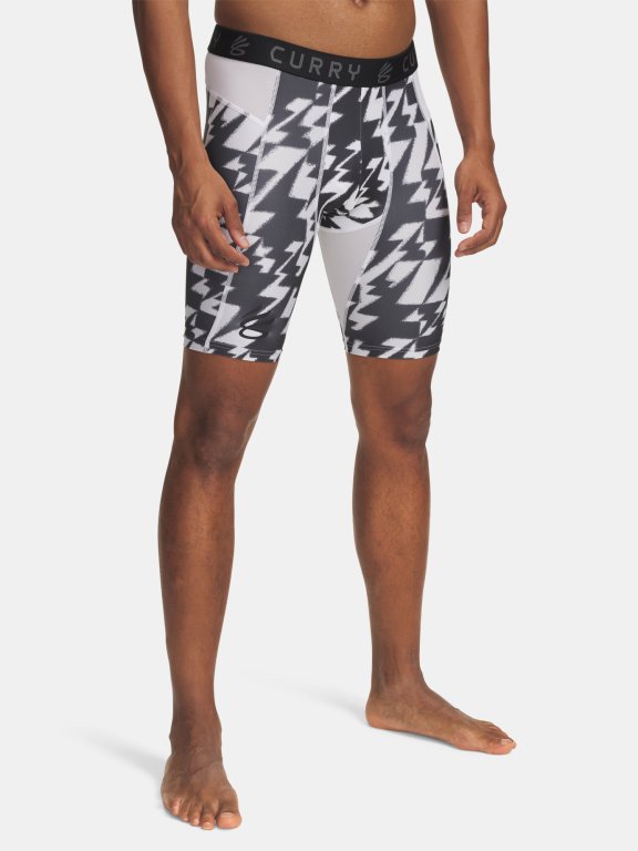 Kraťasy Under Armour Curry HG Prtd Shorts Man White