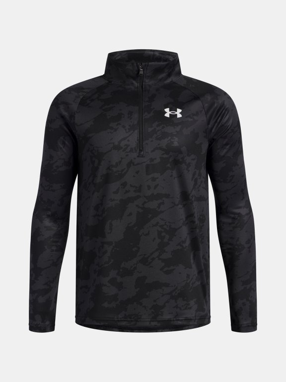 Футболка Under Armour Tech 2.0 1/2 Zip Jr Black