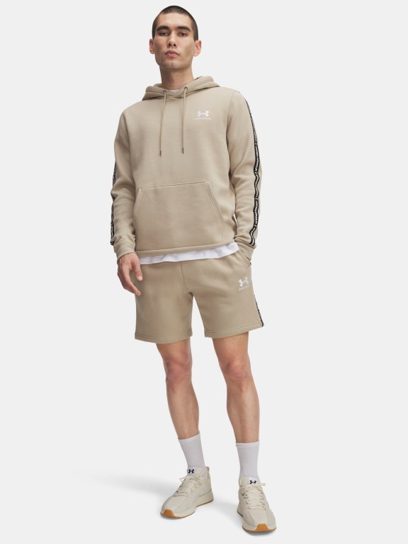 Шорти Under Armour Icon Fleece Short Tape коричневі