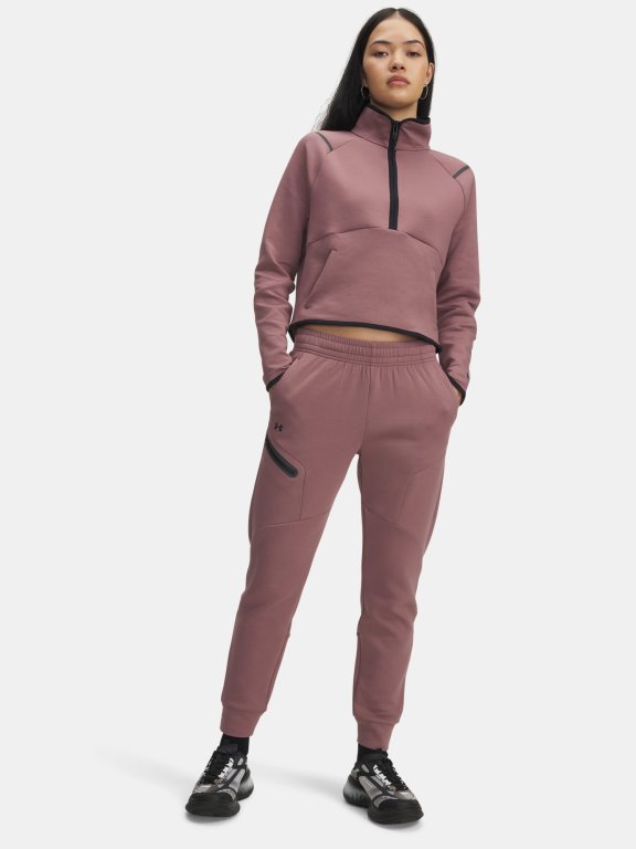 Штани Under Armour Unstoppable Flc Jogger Wmn Brown