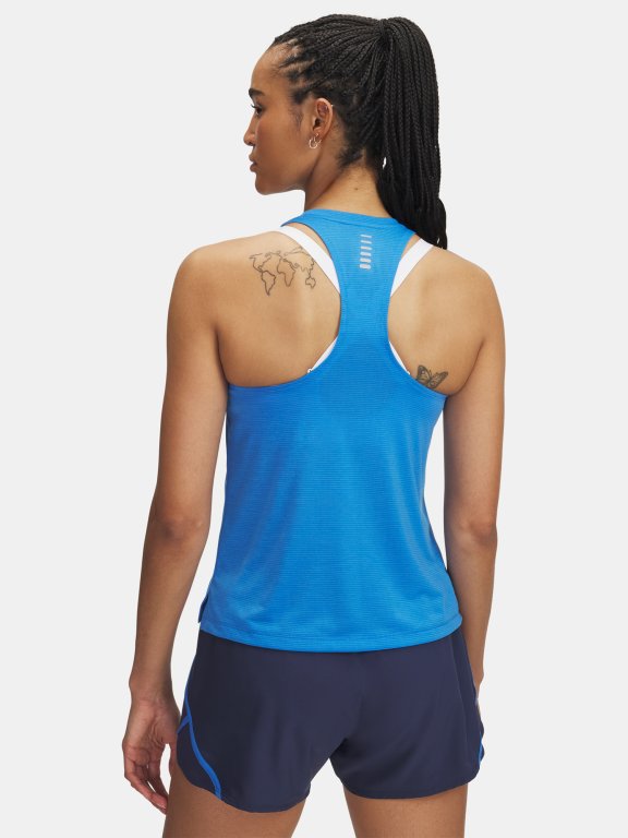 Майка Under Armour Launch Singlet Wmn Blue