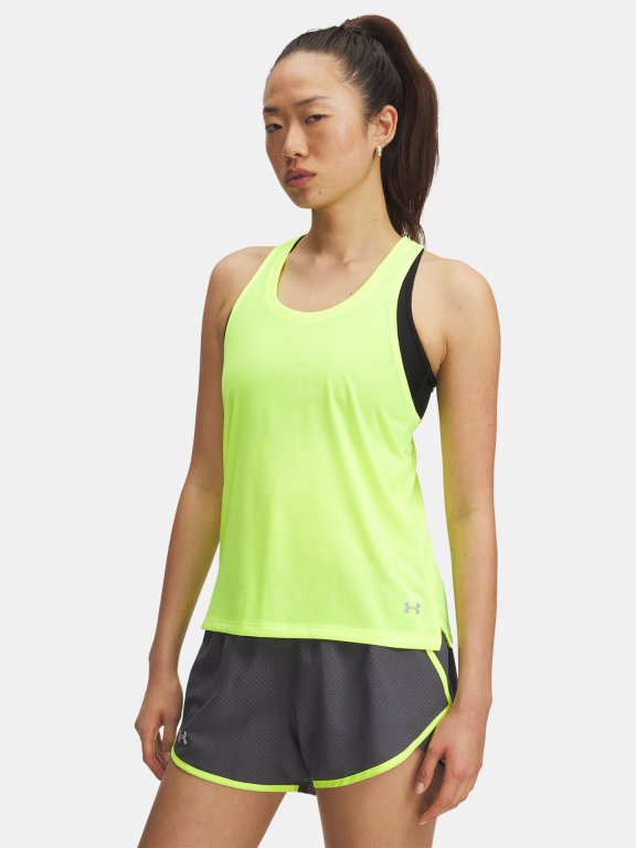 Майка Under Armour Launch Singlet Wmn Yellow
