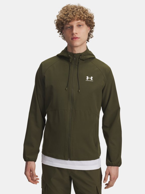 Кофта Under Armour Vibe Woven Jacket зелена