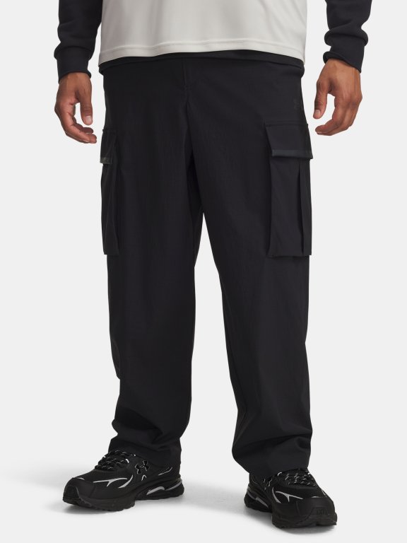 Kalhoty Under Armour Unstpble Txtr Woven Cargo Man Black