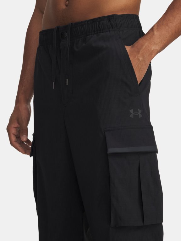 Kalhoty Under Armour Unstpble Txtr Woven Cargo Man Black