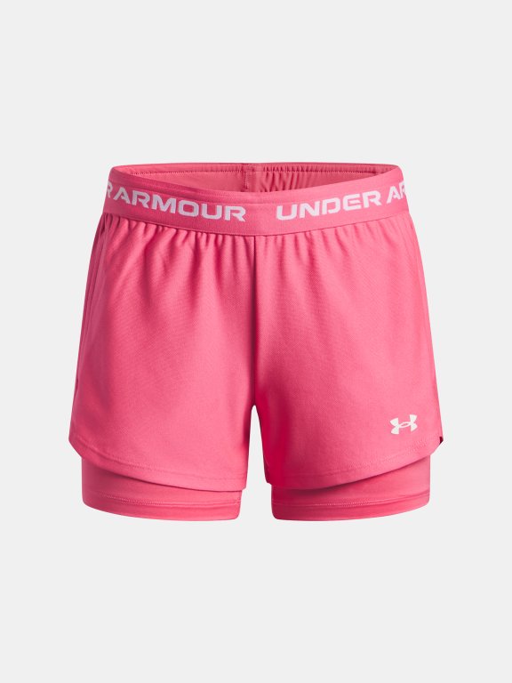 Шорти Under Armour Tech Play Up 2N1 Short Jr Pink