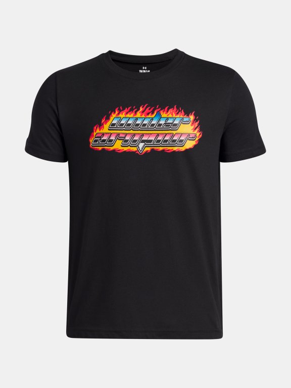 Футболка Under Armour Flame WM SS Jr Black