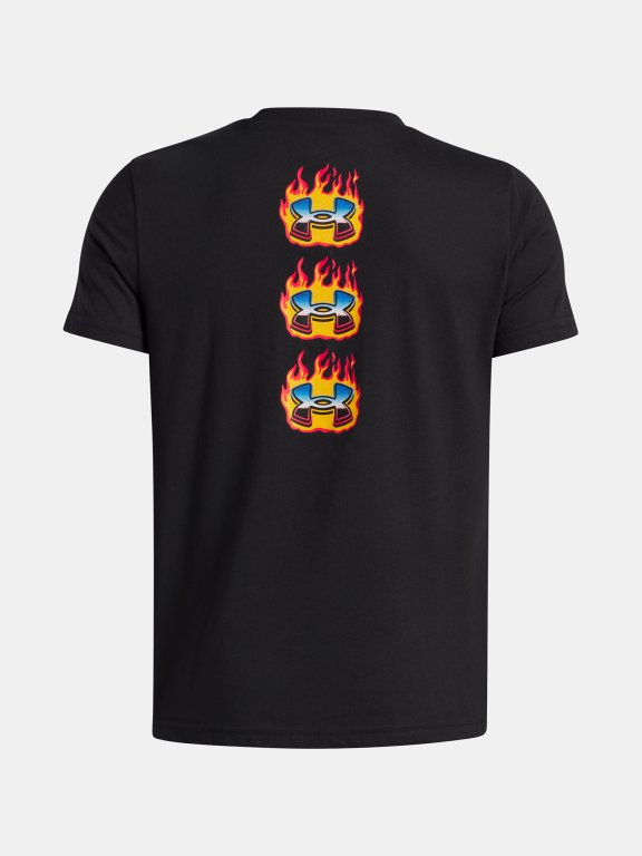Футболка Under Armour Flame WM SS Jr Black
