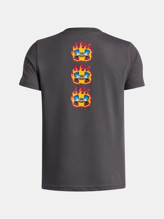 Футболка Under Armour Flame WM SS Jr Grey