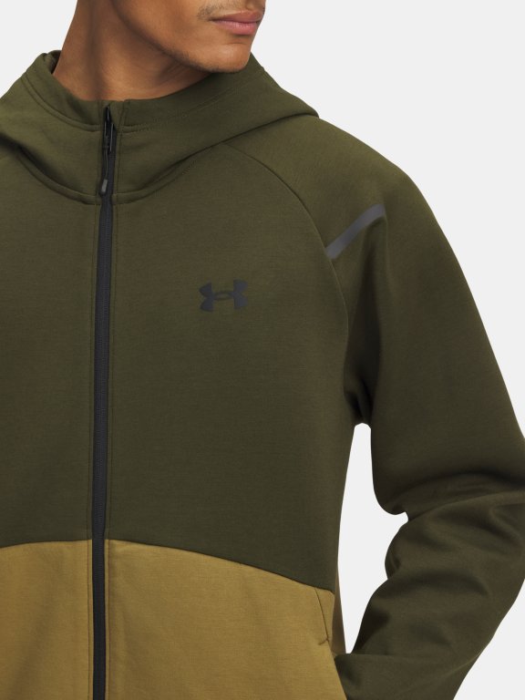 Худі Under Armour Unstoppable Flc FZ Eu Man Green