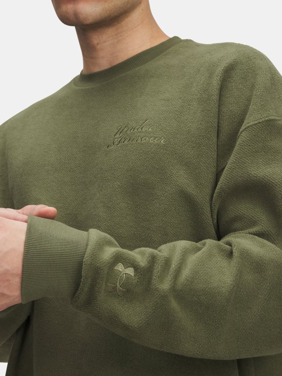 Світшот Under Armour Icon Rev Terry Crew Man зелений