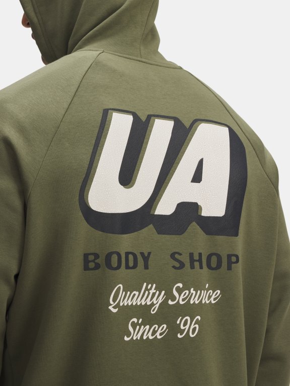 Худі Under Armour Rival Fleece Hbr зелене