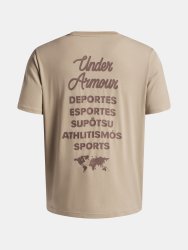 Футболка Under Armour 60/40S Sports Wss Man коричнева