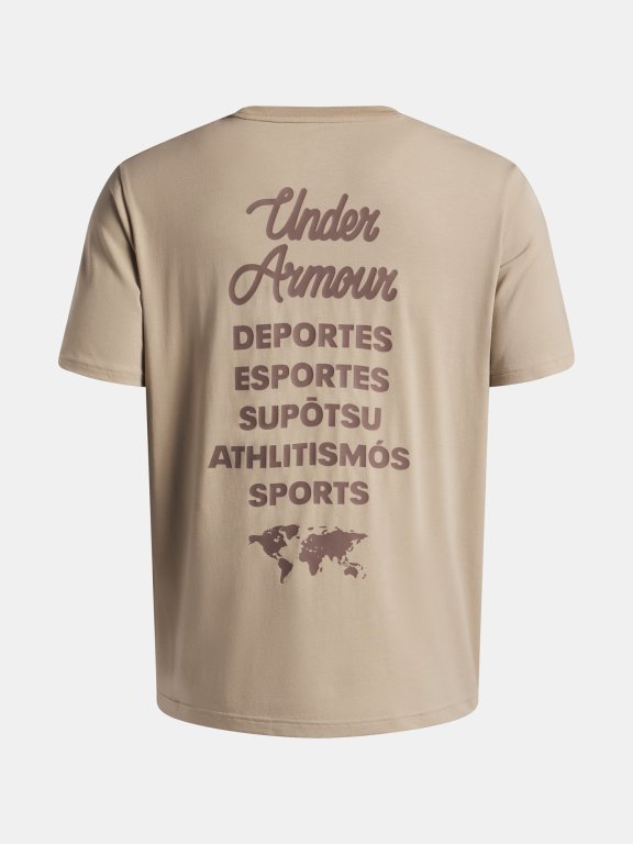 Футболка Under Armour 60/40S Sports Wss Man коричнева