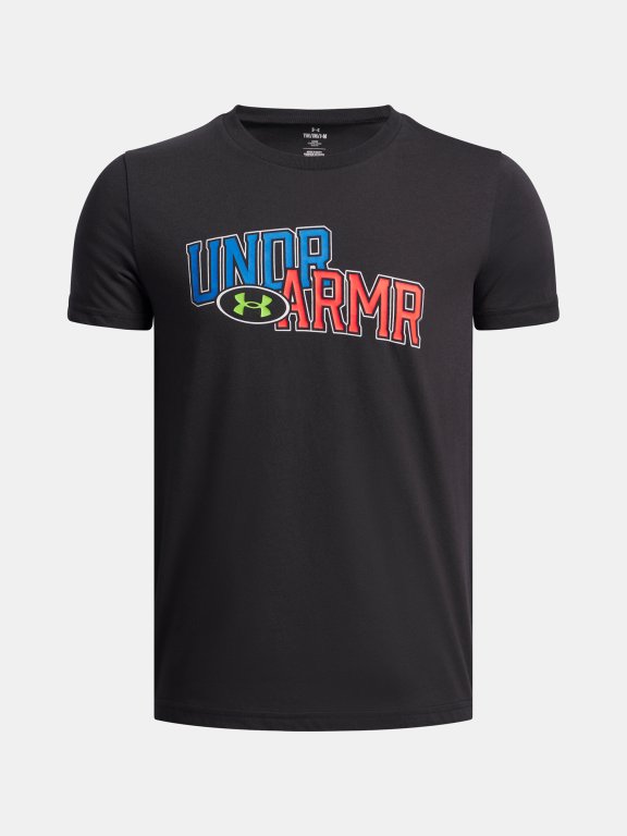 Футболка Under Armour Overlay WM SS Jr Black