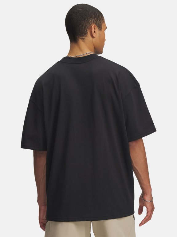 Футболка Under Armour Hwt Woven Label SS Man Black