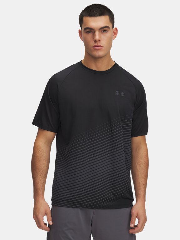 Футболка Under Armour Tech Fade SS Man Black