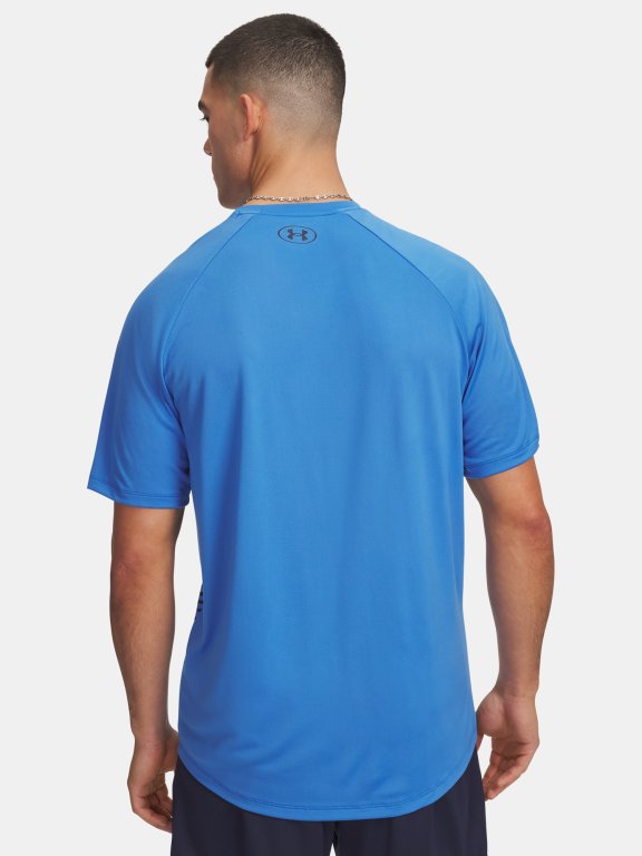Футболка Under Armour Tech Fade SS Man Blue