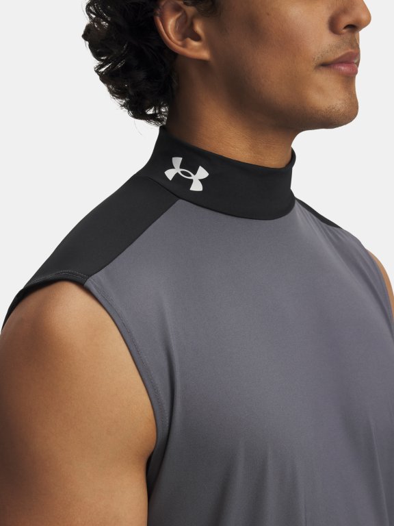 Майка Under Armour HG Wordmark SL Man Grey