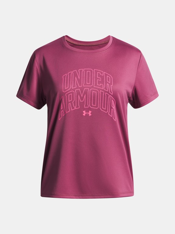 Футболка Under Armour Tech Varsity Graphic SS Jr Red