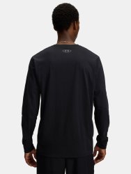 Футболка Under Armour Sportstyle Left Chest LS чорна