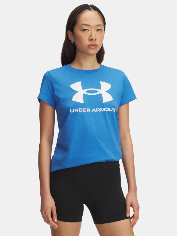 Футболка Under Armour Logo SS Wmn Blue