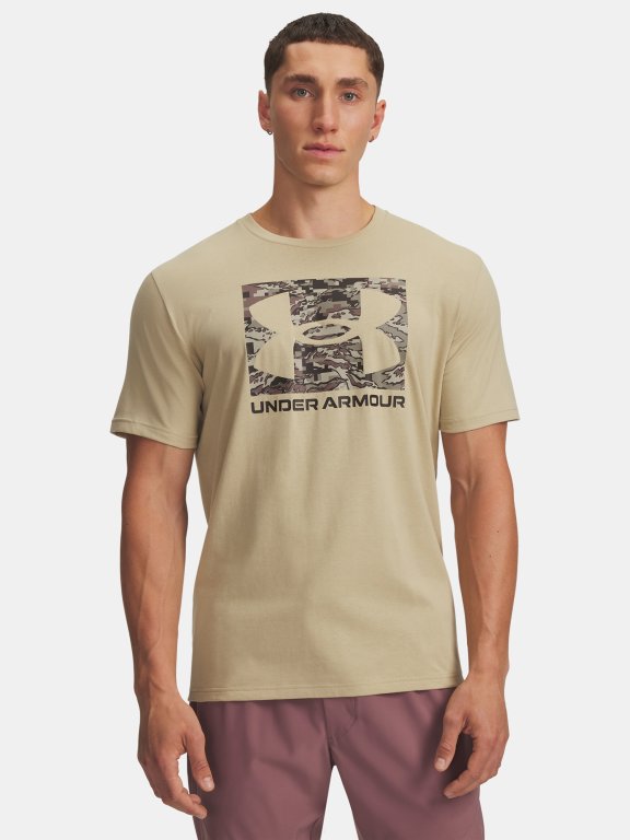 Футболка Under Armour Abc Camo Boxed Logo SS Man Brown