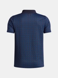 Футболка Under Armour Matchplay Printed Polo Jr Blue
