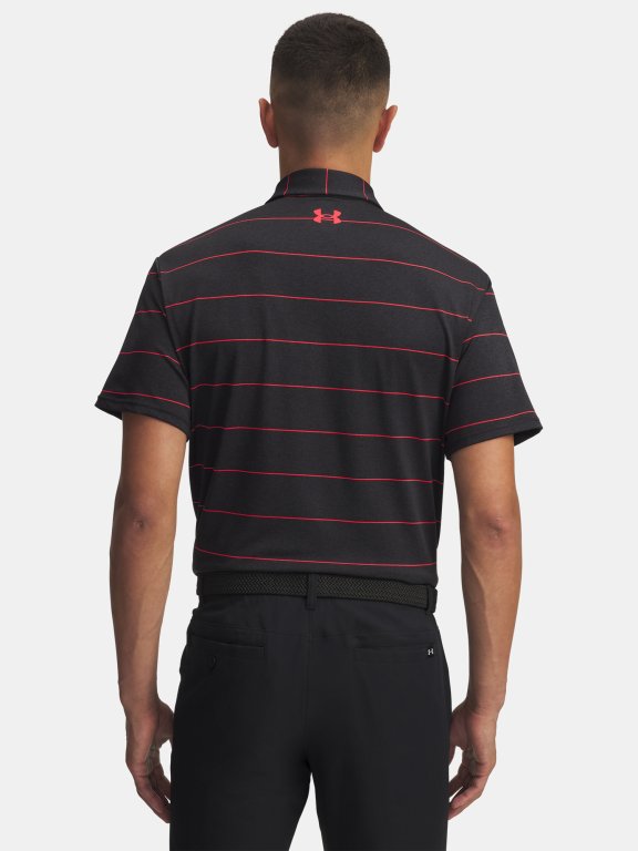 Футболка Under Armour Playoff 3.0 Stripe Polo Man Black