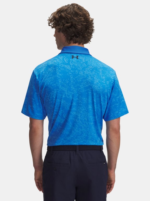 Футболка Under Armour Playoff 3.0 Printed Polo Man Blue