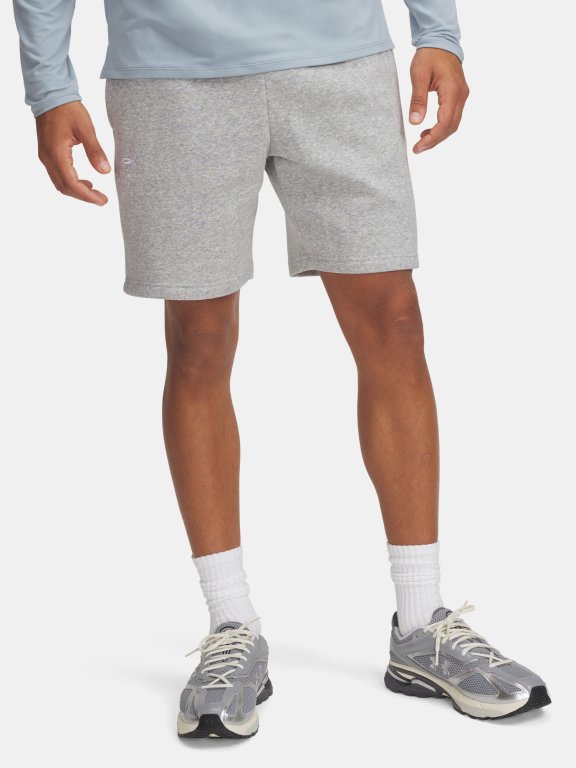 Kraťasy Under Armour Icon Fleece Short Man Grey