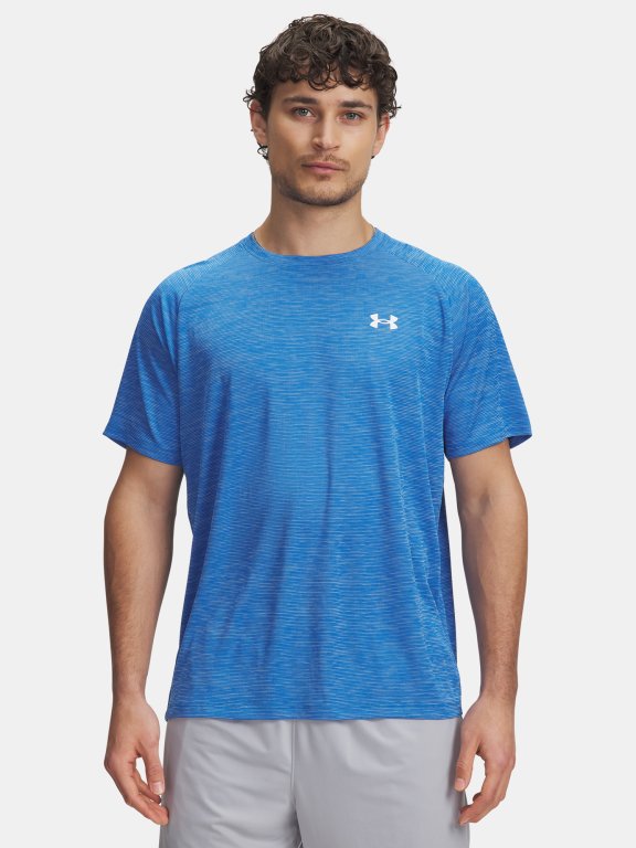 Футболка Under Armour Tech Textured SS Man Blue
