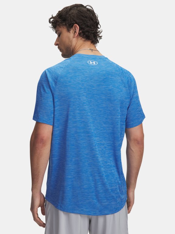 Футболка Under Armour Tech Textured SS Man Blue