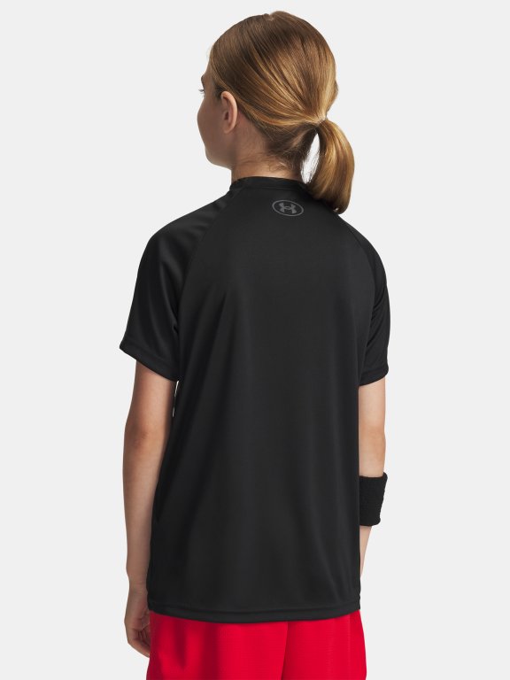 Футболка Under Armour Tech Split Wordmark SS Jr Black