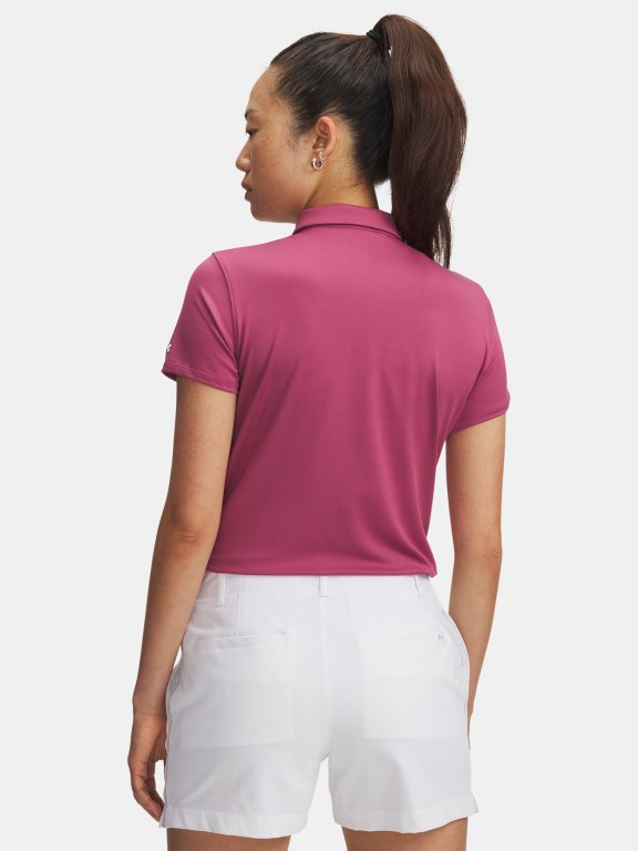 Triko Under Armour Playoff SS Polo Wmn Red