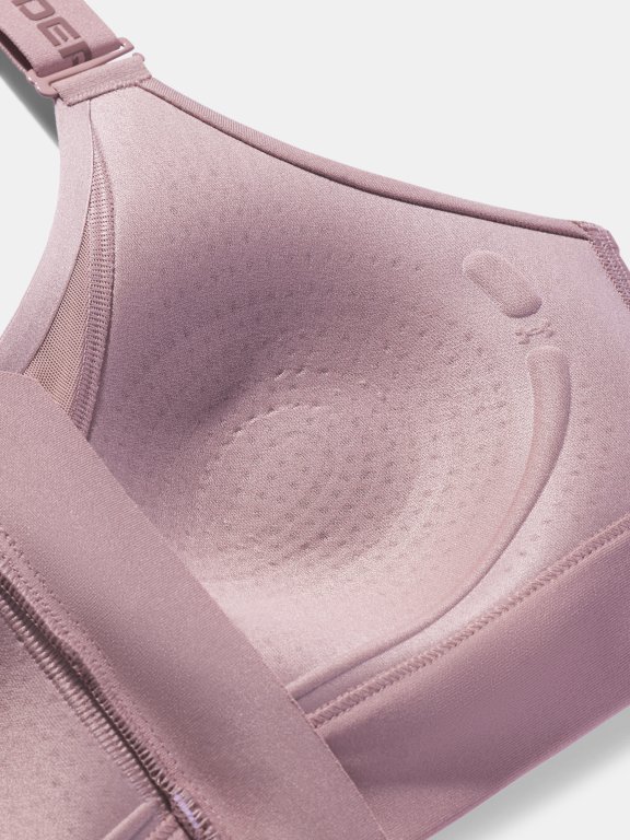 Podprsenka Under Armour Infinity High Zip 2.0 Bra Wmn Pink