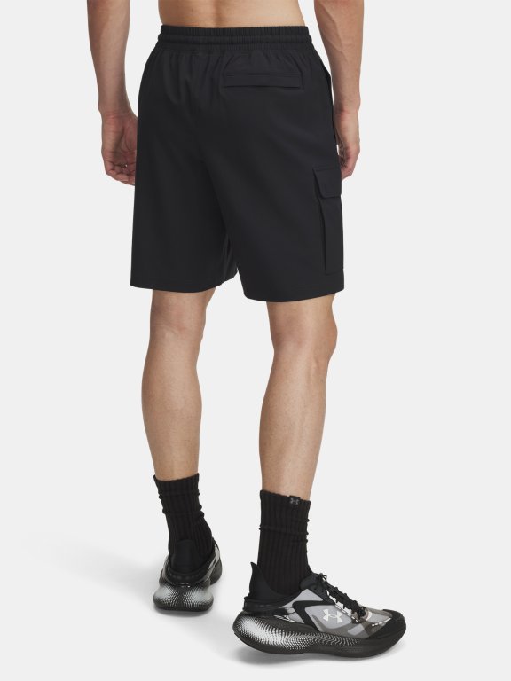 Kraťasy Under Armour Vibe Woven Cargo Short Man Black