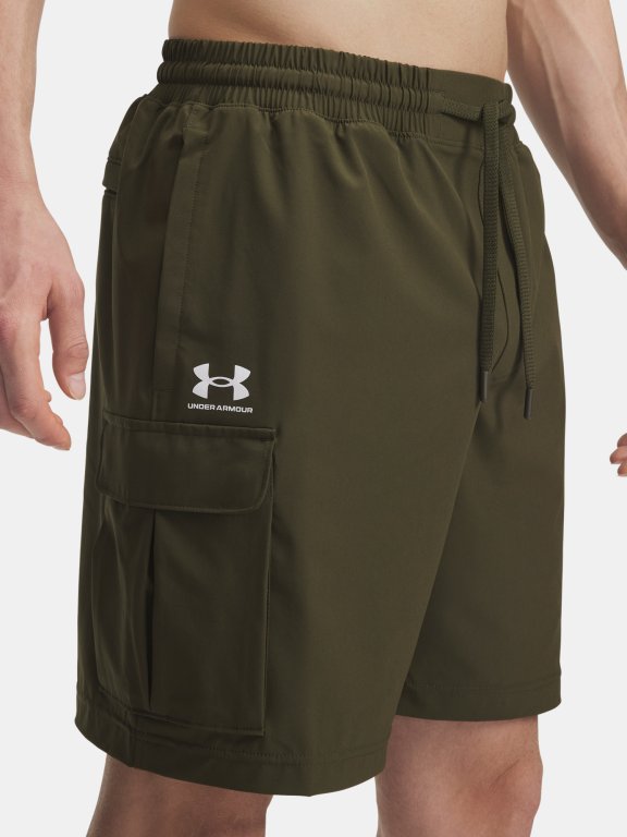 Kraťasy Under Armour Vibe Woven Cargo Short Man Green