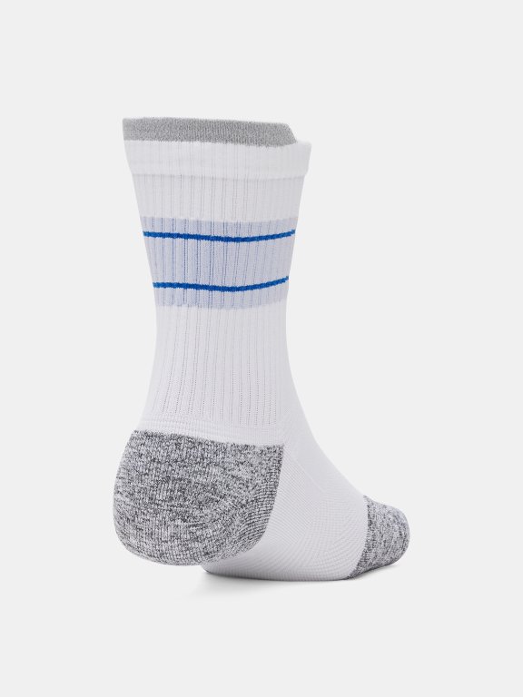 Шкарпетки Under Armour Velociti Run Cush 3P Crew Uni White