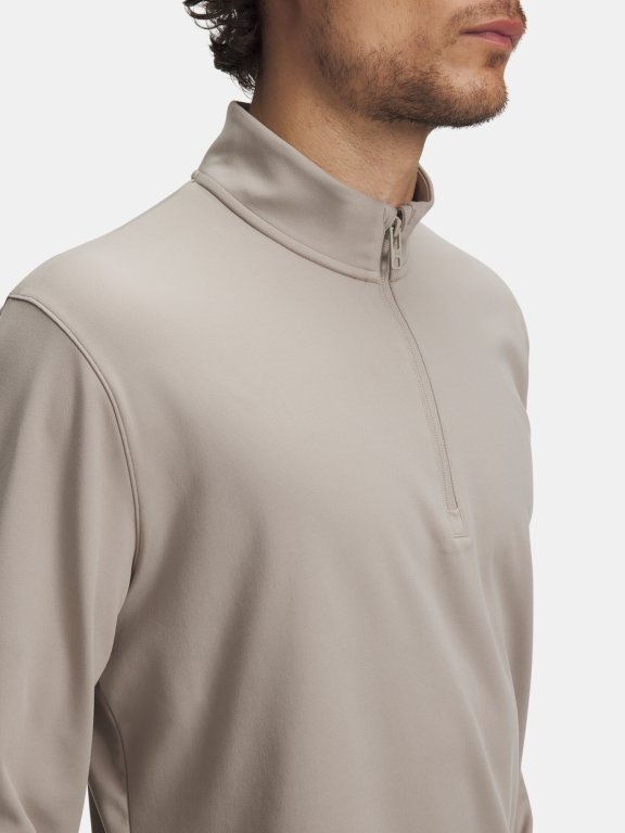 Футболка Under Armour Meridian 1/4 Zip коричнева