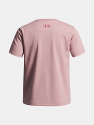 Футболка Under Armour Big Logo SS Jr Pink
