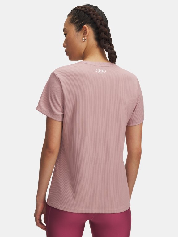 Футболка Under Armour Tech Rib SSC Wmn Pink