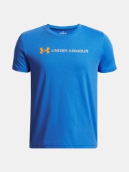 Футболка Under Armour Логотип Wordmark SS Jr Blue