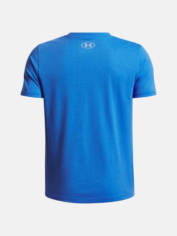 Футболка Under Armour Логотип Wordmark SS Jr Blue