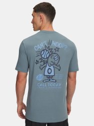 Футболка Under Armour 60/40S Can't Hoop SS Man Blue