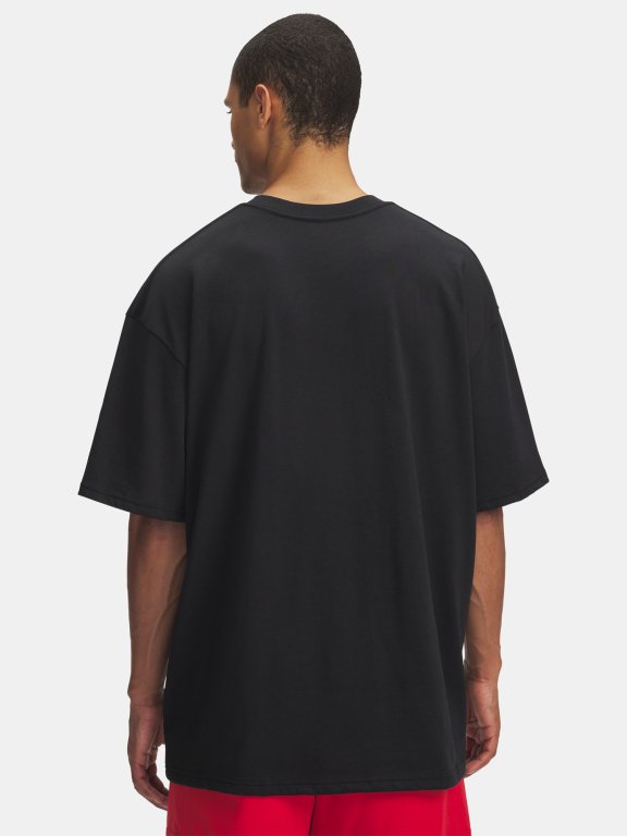 Футболка Under Armour Hwt Hoops Branded SS Man чорна
