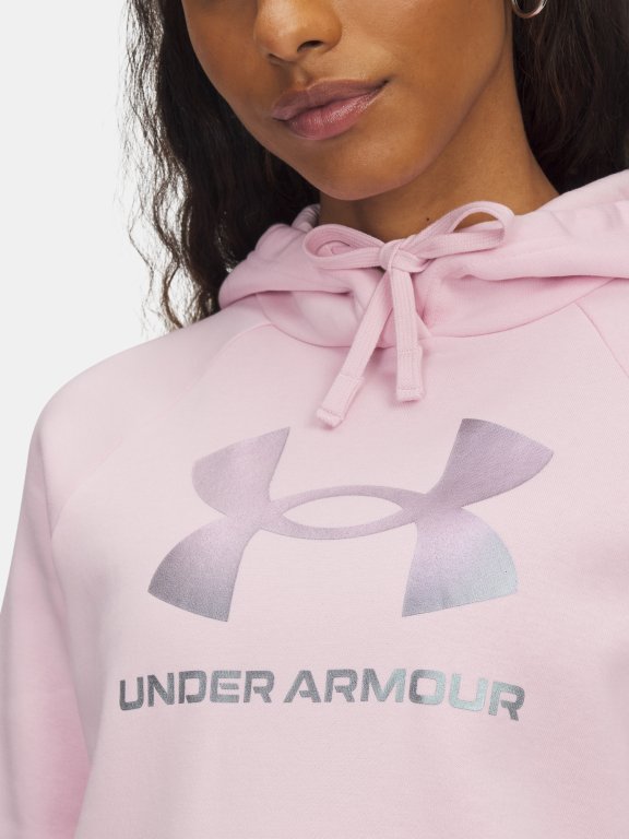 Худі Under Armour Rival Flc Shimmer Hoodie Wmn Pink
