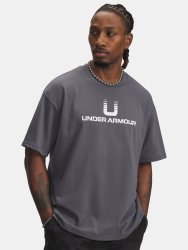 Футболка Under Armour Hwt U Logo SS Man Grey